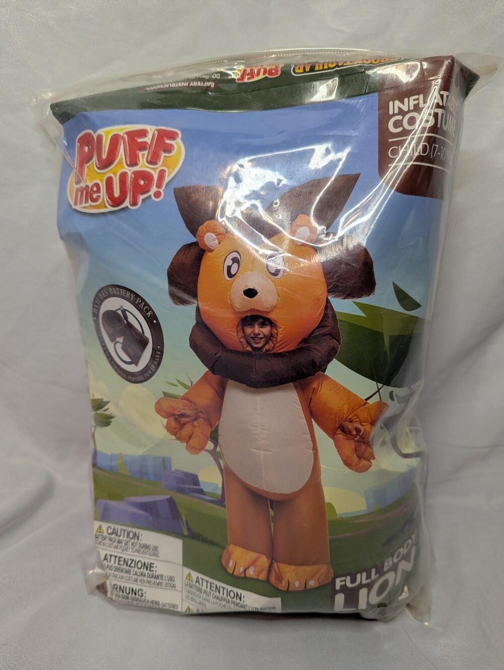 Spooktacular Creations Inflatable Full Body Lion Costume for 7-10 Year Olds